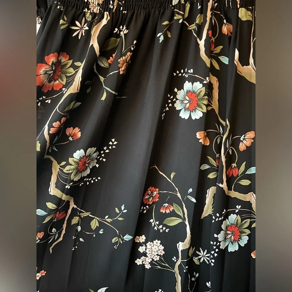 Nanette Lepore Black Asymmetrical Mock Neck Dress - Picture 7 of 12